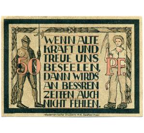 50 пфеннигов 1921 года Германия — Лауэнштайне (Нотгельд) — Фото №2
