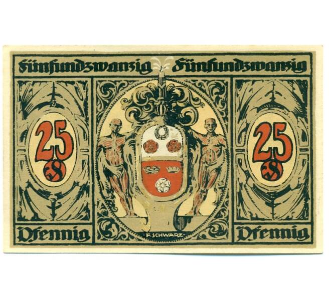 Банкнота 25 пфеннигов 1921 года Германия — Кронах (Нотгельд) (Артикул: K10-11936) — Фото №2