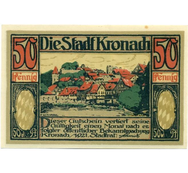 Банкнота 50 пфеннигов 1921 года Германия — Кронах (Нотгельд) (Артикул: K10-11938) — Фото №1