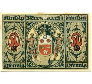 50 пфеннигов 1921 года Германия — Кронах (Нотгельд) — Фото №2