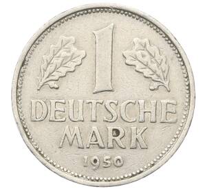 1 марка 1950 года F Западная Германия (ФРГ) — Фото №1
