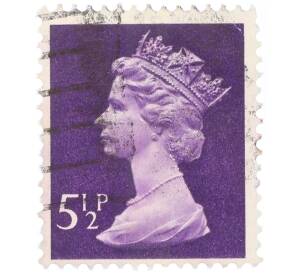 Почтовая марка 5 1/2 пенни 1973 года Великобритания — Фото №1