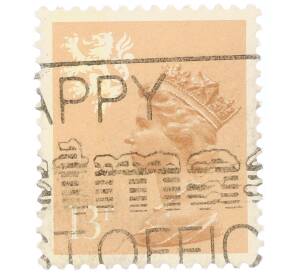 Почтовая марка 13 пенни 1984 года Великобритания (Региональный выпуск Уэльса) — Фото №1