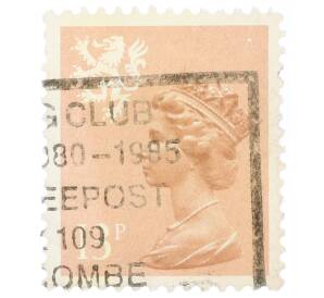 Почтовая марка 13 пенни 1984 года Великобритания (Региональный выпуск Уэльса) — Фото №1