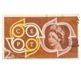Почтовая марка 2 пенни 1961 года Великобритания «Европейская конференция администраций почтовых служб и служб связи CEPT — Королева Елизавета II» (Артикул: T11-35045) — Фото №1