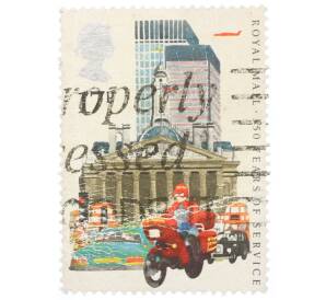 Почтовая марка 17 пенни 1985 года Великобритания «350-летие Королевской почты» — Фото №1