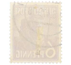 Почтовая марка 6 пфеннигов 1947 года Германия (Тризония) — Фото №2