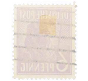 Почтовая марка 6 пфеннигов 1947 года Германия (Тризония) — Фото №2