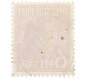 Почтовая марка 6 пфеннигов 1947 года Германия (Тризония) — Фото №2