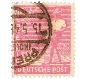 Почтовая марка 40 пфеннигов 1947 года Германия (Тризония) — Фото №1