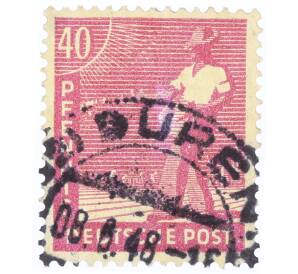 Почтовая марка 40 пфеннигов 1947 года Германия (Тризония) — Фото №1