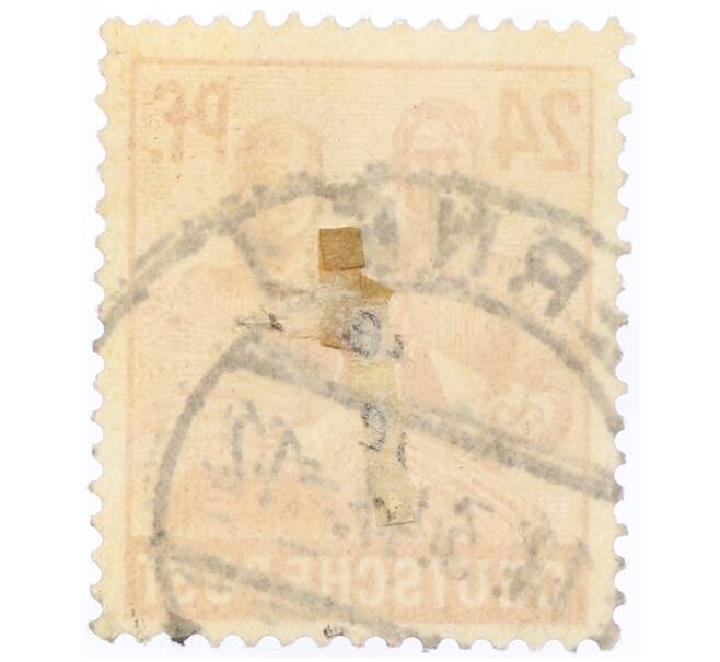 Почтовая марка 24 пфеннига 1947 года Германия (Тризония) (Артикул: T11-35081) — Фото №2