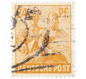 Почтовая марка 24 пфеннига 1947 года Германия (Тризония)