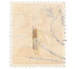 Почтовая марка 24 пфеннига 1947 года Германия (Тризония)