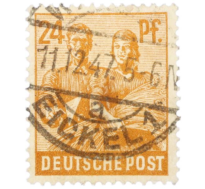 Почтовая марка 24 пфеннига 1947 года Германия (Тризония) (Артикул: T11-35091) — Фото №1