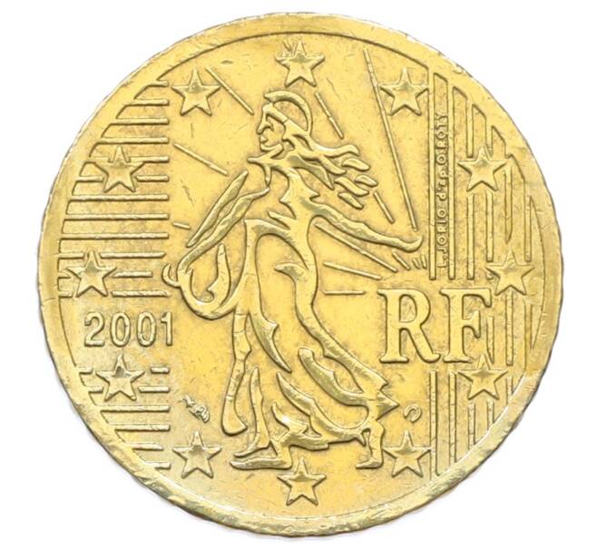 Монета 50 евроцентов 2001 года Франция (Артикул: T11-35092) — Фото №1