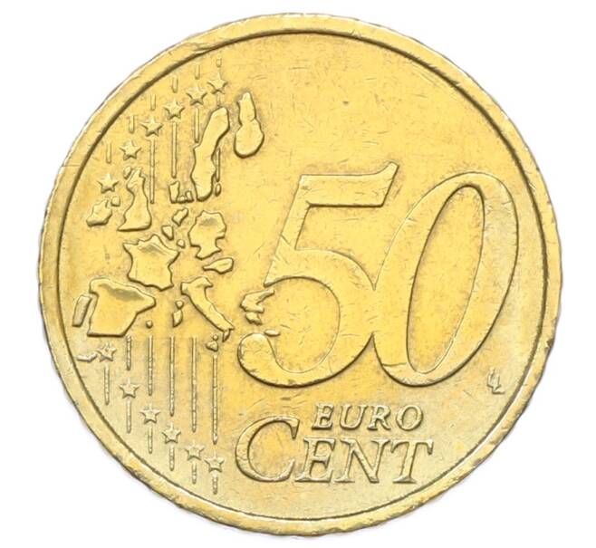 Монета 50 евроцентов 2001 года Франция (Артикул: T11-35092) — Фото №2