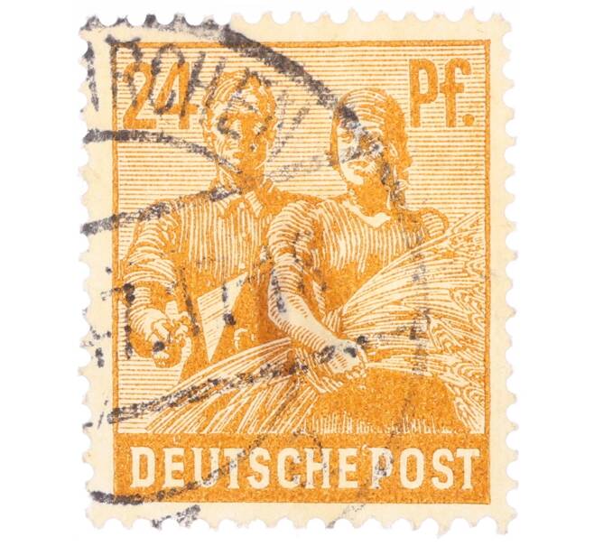 Почтовая марка 24 пфеннига 1947 года Германия (Тризония) (Артикул: T11-35127) — Фото №1