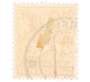 Почтовая марка 24 пфеннига 1947 года Германия (Тризония)