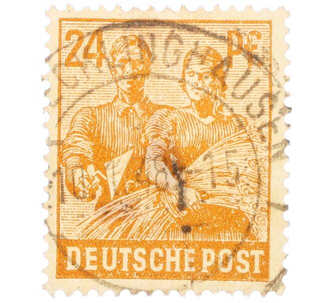 Почтовая марка 24 пфеннига 1947 года Германия (Тризония) (Артикул: T11-35129) — Фото №1