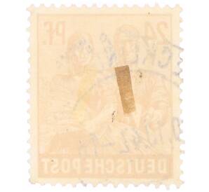 Почтовая марка 24 пфеннига 1947 года Германия (Тризония)