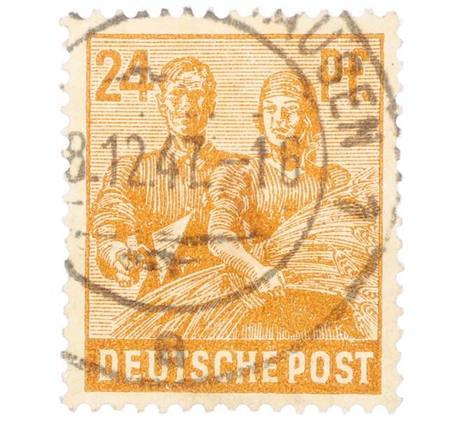Почтовая марка 24 пфеннига 1947 года Германия (Тризония) (Артикул: T11-35132) — Фото №1