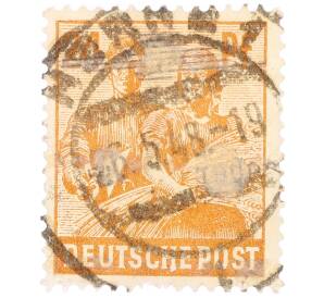 Почтовая марка 24 пфеннига 1947 года Германия (Тризония)