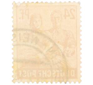 Почтовая марка 24 пфеннига 1947 года Германия (Тризония)