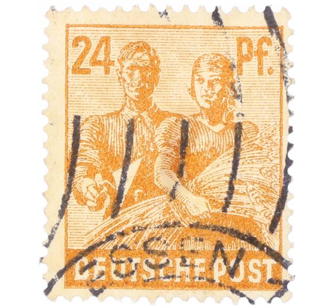 Почтовая марка 24 пфеннига 1947 года Германия (Тризония) (Артикул: T11-35136) — Фото №1