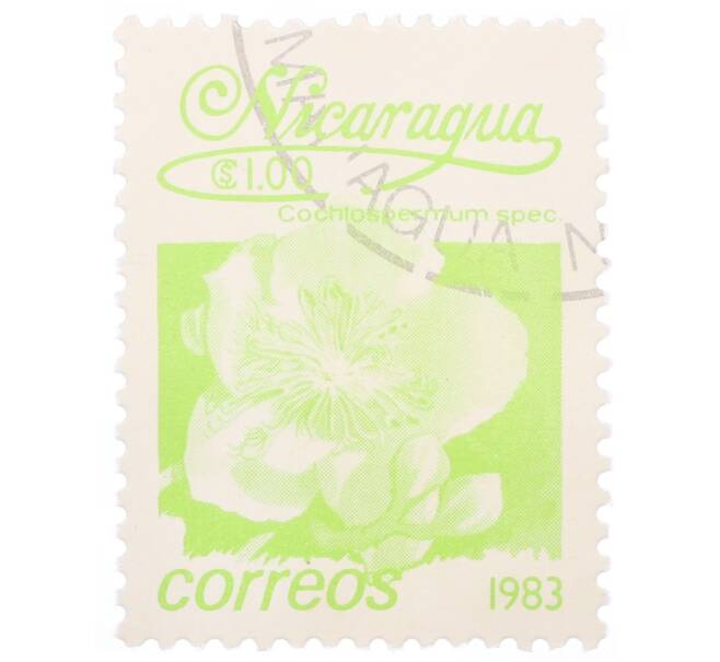 Почтовая марка 1 кордоба 1983 года Никарагуа «Кохлоспермум» (Артикул: T11-35144) — Фото №1