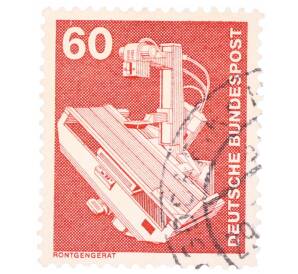 Почтовая марка 60 пфеннигов 1978 года Западная Германия (ФРГ) «Рентгеновский аппарат»