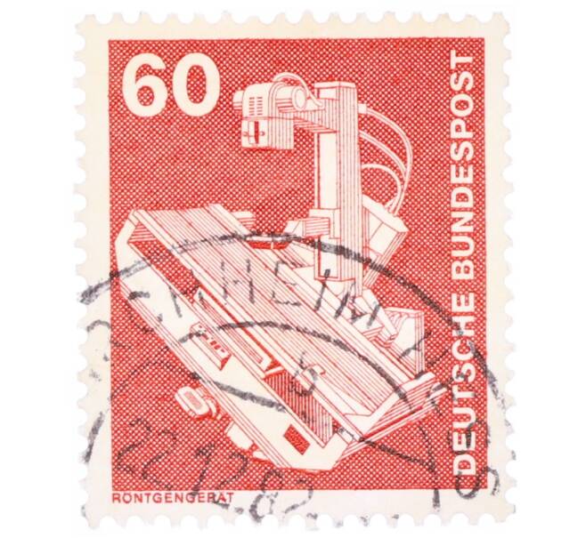 Почтовая марка 60 пфеннигов 1978 года Западная Германия (ФРГ) «Рентгеновский аппарат» (Артикул: T11-35162) — Фото №1