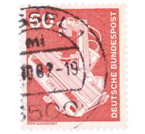 Почтовая марка 60 пфеннигов 1978 года Западная Германия (ФРГ) «Рентгеновский аппарат»