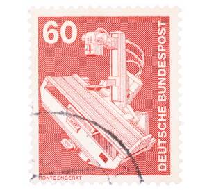 Почтовая марка 60 пфеннигов 1978 года Западная Германия (ФРГ) «Рентгеновский аппарат»