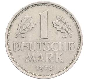 1 марка 1978 года D Западная Германия (ФРГ) — Фото №1