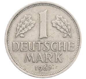 1 марка 1967 года J Западная Германия (ФРГ) — Фото №1