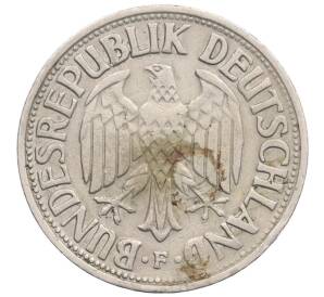 1 марка 1950 года F Западная Германия (ФРГ) — Фото №2