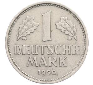 1 марка 1950 года F Западная Германия (ФРГ) — Фото №1