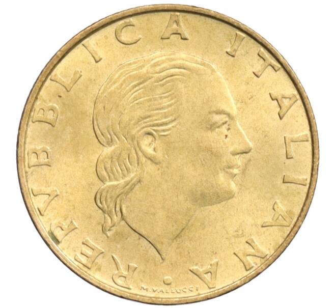 Монета 200 лир 1993 года Италия «70 лет военной авиации» (Артикул: K12-76135) — Фото №2