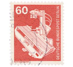 Почтовая марка 60 пфеннигов 1978 года Западная Германия (ФРГ) «Рентгеновский аппарат» (Западный Берлин)
