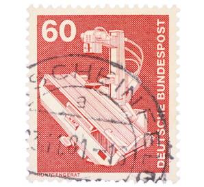 Почтовая марка 60 пфеннигов 1978 года Западная Германия (ФРГ) «Рентгеновский аппарат»