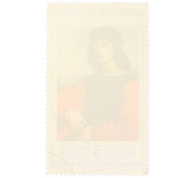 Почтовая марка 5 стотинок 1983 года Болгария «Рафаэль Санти — Портрет Аньоло Дони» (Артикул: K12-76179) — Фото №2