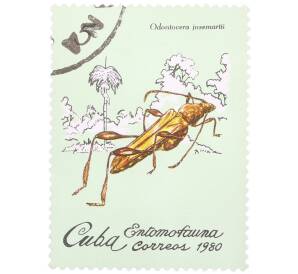 Почтовая марка 5 сентаво 1980 года Куба «Одонтоцера Хосе Марти» — Фото №1