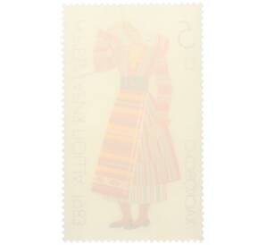 Почтовая марка 5 стотинок 1983 года Болгария «Национальные костюмы — Хасково»