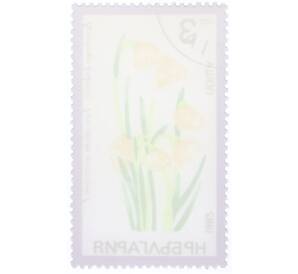 Почтовая марка 3 стотинки 1982 года Болгария «Лекарственные растения — белоцветник летний»