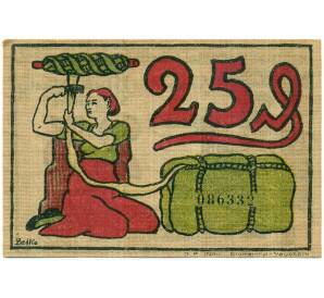 25 пфеннигов 1921 года Германия — Блюменталь (Нотгельд) — Фото №2