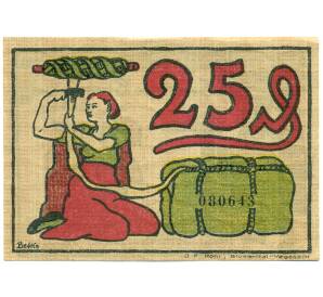 25 пфеннигов 1921 года Германия — Блюменталь (Нотгельд) — Фото №2