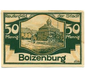 50 пфеннигов 1922 года Германия — Бойценбург (Нотгельд) — Фото №1