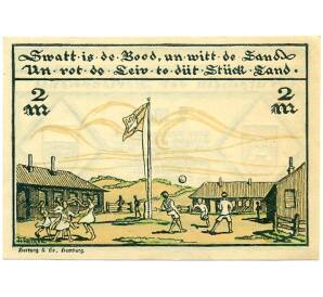 2 марки 1921 года Германия — Кампен / Зюльт (Нотгельд) — Фото №1