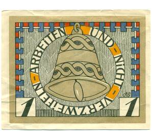 1 марка 1920 года Германия — Аугустенбург (Нотгельд) — Фото №2